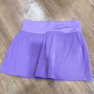 Pleated Purple Women's Skirt